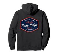 Ricorda Ruby Ridge 1992 - Non Mi conformerò. Felpa con Cappuccio