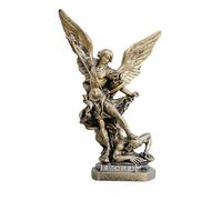 ricordapadrepio Statua San Michele Arcangelo 30cm effetto Bronzato