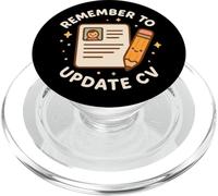 "Ricordati di aggiornare CV" Divertente Curriculum Carino PopSockets PopGrip per MagSafe