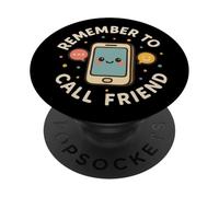 Ricordati di chiamare un amico" simpatico e divertente promemoria PopSockets PopGrip Adesivo
