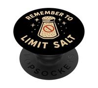 Ricordati di limitare Salt Funny Cute Vintage PopSockets PopGrip Adesivo