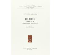 Ricordi 1818-1824 (Torino, Svizzera, Parigi, Londra)