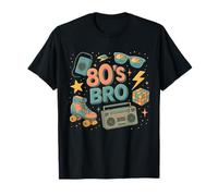 Ricordi divertenti anni '80 Bro Cool Retro Throwback degli anni '80 Maglietta