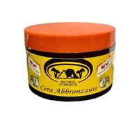 Ricordi d'Oriente Cera Abbronzante Cocco e Vaniglia 150ml - Unguento Sublimatore dell'Abbronzatura per Pelle Scura o Già Abbronzata - Formula Intensificante Senza Filtri Solari UV