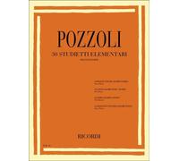 Ricordi Er46 Pozzoli 30 Studietti Elementari Per Pianoforte