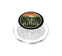 Ricordo dei laghi di Plitvice Croazia Plitvice PopSockets PopGrip per MagSafe
