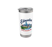 Ricordo del Canada/Edmonton Bicchiere termico in acciaio inox doppia parete