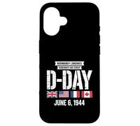 Ricordo dell'81° anniversario del D-Day 1944-2025 Veteran Day Custodia per iPhone 16