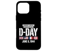 Ricordo dell'81° anniversario del D-Day 1944-2025 Veteran Day Custodia per iPhone 16 Pro Max