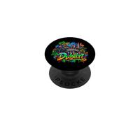 Ricordo dello skyline della città di Dublino - Graffiti PopSockets PopGrip Adesivo