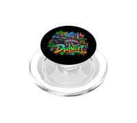 Ricordo dello skyline della città di Dublino - Graffiti PopSockets PopGrip per MagSafe