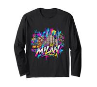 Ricordo dello Skyline della Città di Milano - Graffiti Maglia a Manica