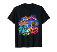 Ricordo dello Skyline della Città di Napoli - Graffiti Maglietta