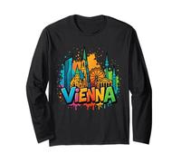 Ricordo dello Skyline di Vienna dei Graffiti - Arte di Maglia a Manica
