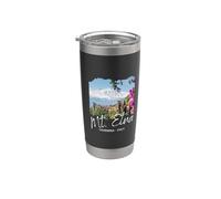 Ricordo di Taormina/Monte Etna Bicchiere termico in acciaio inox doppia parete