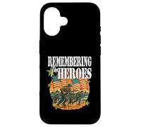 RICORDO GLI EROI D Day Veterans Day giorno dell'indipendenza Custodia per iPhone 16