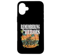 RICORDO GLI EROI D Day Veterans Day giorno dell'indipendenza Custodia per iPhone 16 Plus