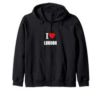 Ricordo Souvenir I Love London Felpa con Cappuccio