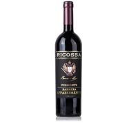 Ricossa Barbera Appassimento Piemonte DOC - Vino Rosso Italiano - Bottiglia 750 ml - 14% Vol - Elegante, Corposo e Complesso (Confezione da 6)