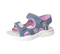 RICOSTA Carmi - Sandali da bambina con cinturini, lavabili, Pavone Rosa 140, 25 EU
