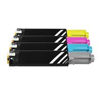 Ricostruita per Epson Aculaser CX 11 N - C13S050187 - C13S050190 - Toner set nero, ciano, magenta, giallo - Per ca. 4 x 4.000 paginas (5% copertura)
