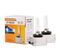 Ricoy D3S HID lampadina di ricambio allo xeno per faro auto da 12 V 35 W, lampadine per testa auto (confezione da 2) (8000 K)