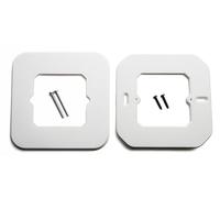 Ricreo Adattatore Cornice per Termostato Compatibile con Tuya, per Tado, per Sonoff, per Xiaomi - Placca Adattatore da Scatola 503 a 502 - Viti M3x16 + M3x25 Incluse - Cornice Universale 12x12cm