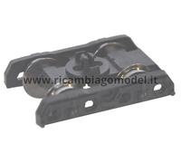RICW - RICAMBI ORIGINALI RIVAROSSI - R29013 2 CARRELLI CARRO PIANALE Rs DB NERO