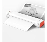 RIDAEX Home Bluetooth Wireless Handheld Small Mini Homework Test Paper Inkless Office Portable A4 Stampante termica per domande errate,D