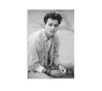 RIDAEX Pittura di opere d'arte su tela 40 * 60cm Senza Cornice Johnny Depp Picture Print Modern Family Bedroom Decor Posters