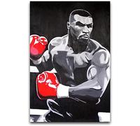 RIDAEX Poster da parete su tela 60 * 80cm Senza Cornice Mike Tyson2 Art Poster e Wall Art Picture Print Modern Family Room Décor
