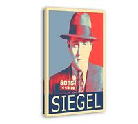 RIDAEX Poster da parete su tela 60 * 90cm Senza Cornice Mafia Gugsy Siegel Tela decorativa Wall Art Soggiorno Poster Camera da letto