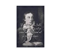 RIDAEX Poster su tela 30 * 50cm Senza Cornice John Keats per gli uomini donne stampa immagine moderna famiglia camera da letto decor poster