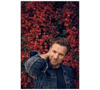 RIDAEX Poster su tela 60 * 90cm Senza Cornice Ewan McGregor Ritratto di attore e cantante Poster Arredamento per la casa Soggiorno decorativo Camera da letto