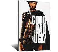 RIDAEX Quadri Su Tela 40 * 60cm Senza Cornice Poster del film Buono Il cattivo e il brutto Ufficio moderno Camera da letto familiare Poster Decorazione Parete regalo