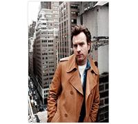 RIDAEX Quadro A Olio su Tela 50 * 70cm Senza Cornice Ewan McGregor Ritratto Di Attore E Cantante Tela Wall Art Soggiorno Poster Camera da letto Decorazione Pittura