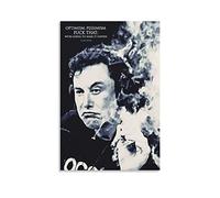 RIDAEX Stampe su tela di pittura di opere d'arte 60 * 80cm Senza Cornice Elon Musk moderni Stampa fotografica moderna famiglia Camera da letto Decor Poster