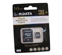 Ridata microSDHC 16 GB Classe 10 - scheda TF con adattatore