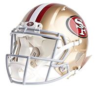 Riddell Authentic Speed, Casco NFL da Collezione Uomo, San Francisco 49ers, Taglia Unica