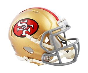 Riddell - Mini Casco da Calcio San Francisco 49ers Classic