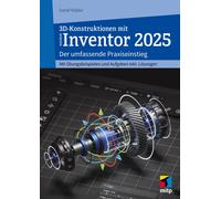 Ridder, D 3D-Konstruktionen Mit Autodesk Inventor 2025 - (German Impo Book NUOVO