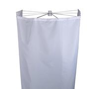RIDDER Madison Ragno, Cabina Doccia, ombrella, Tenda Vasca da Bagno, plastica (ABS = acrilonitrile-butadiene-stirene), Acciaio Inossidabile, Poliestere, Bianco, 180 cm