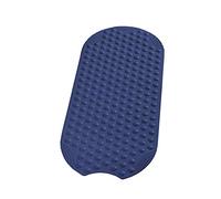 RIDDER Tappetino per vasca da bagno, ca. 38 x 89 cm, Tecno, blu, anallergico, prodotto in Germania, sostenibile, riciclabile, lavabile, senza PVC, effetto massaggio