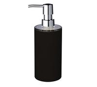 Ridder Touch - Dispenser di sapone, Poliresina, Nero, 6.7 x 6.7 x 19 cm
