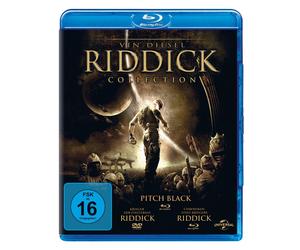 RIDDICK COLLECTION - MOVIE (Blu-ray) Vin Diesel Peter Chung