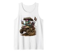 Ride At Dawn Golf Cart Monster Cartoon Funny Golf Regali Canotta