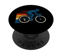 Ride Fast, divertente design a forma di ciclista PopSockets PopGrip Adesivo