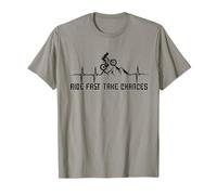 Ride Fast Take Chances Ciclismo Sport MTB Mountain Biker Maglietta