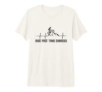 Ride Fast Take Chances Ciclismo Sport MTB Mountain Biker Maglietta Premium