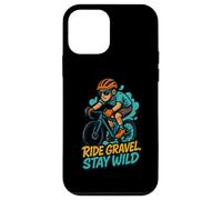 Ride Gravel Stay Wild Gravel Bike Design Adventure Custodia per iPhone 12 mini